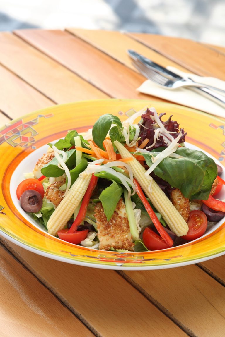 Bebek mısırlı tavuk salatası GastroFests